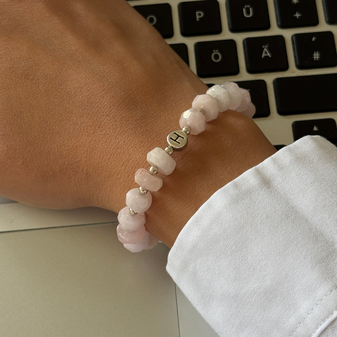 Morganite bracelet