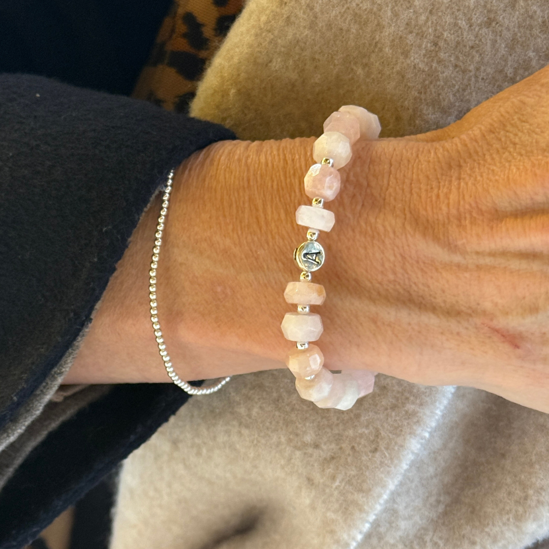 Morganite bracelet