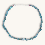 halskette mit apatit edelsteinen