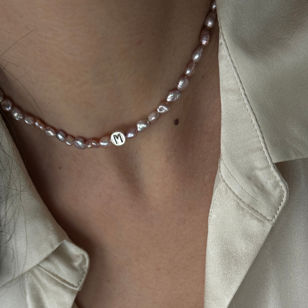 Perlenchoker – Rosa